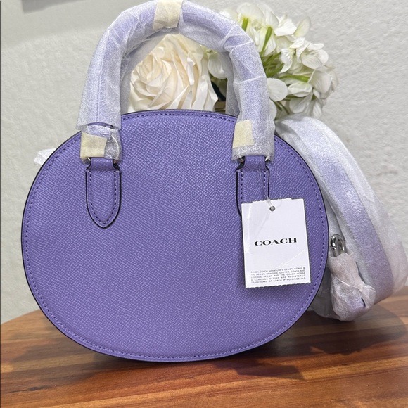 Coach CR253 Blueberry Crossbody In Light Violet NWT - Picture 6 of 12